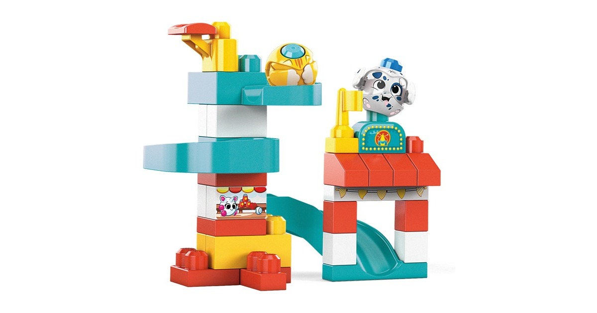 MattelPeek a Blocks - Pretpark Constructiespeelgoed