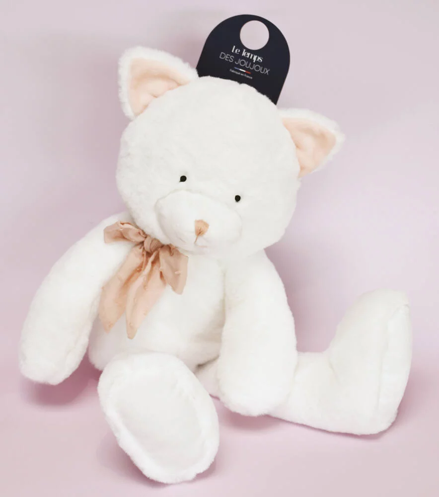 PELUCHE PACHA LE CHAT BLANC 47 CM
