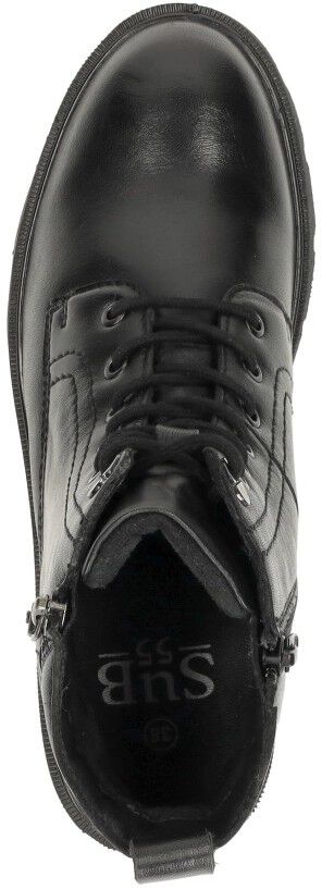 Sub55 Veterschoenen Hoog zwart
