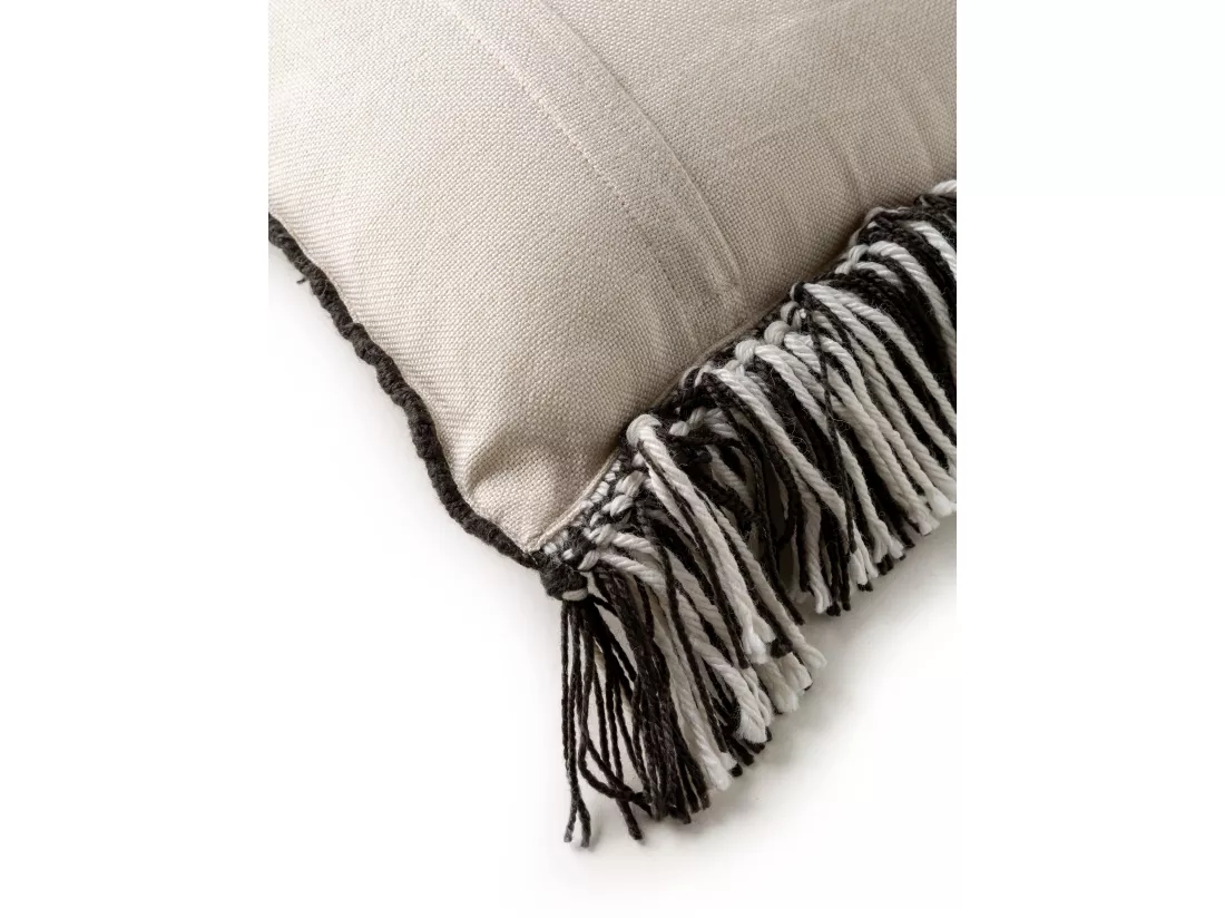 Coussin d'intérieur et d'extérieur Morty Noir & Blanc 40x40 cm