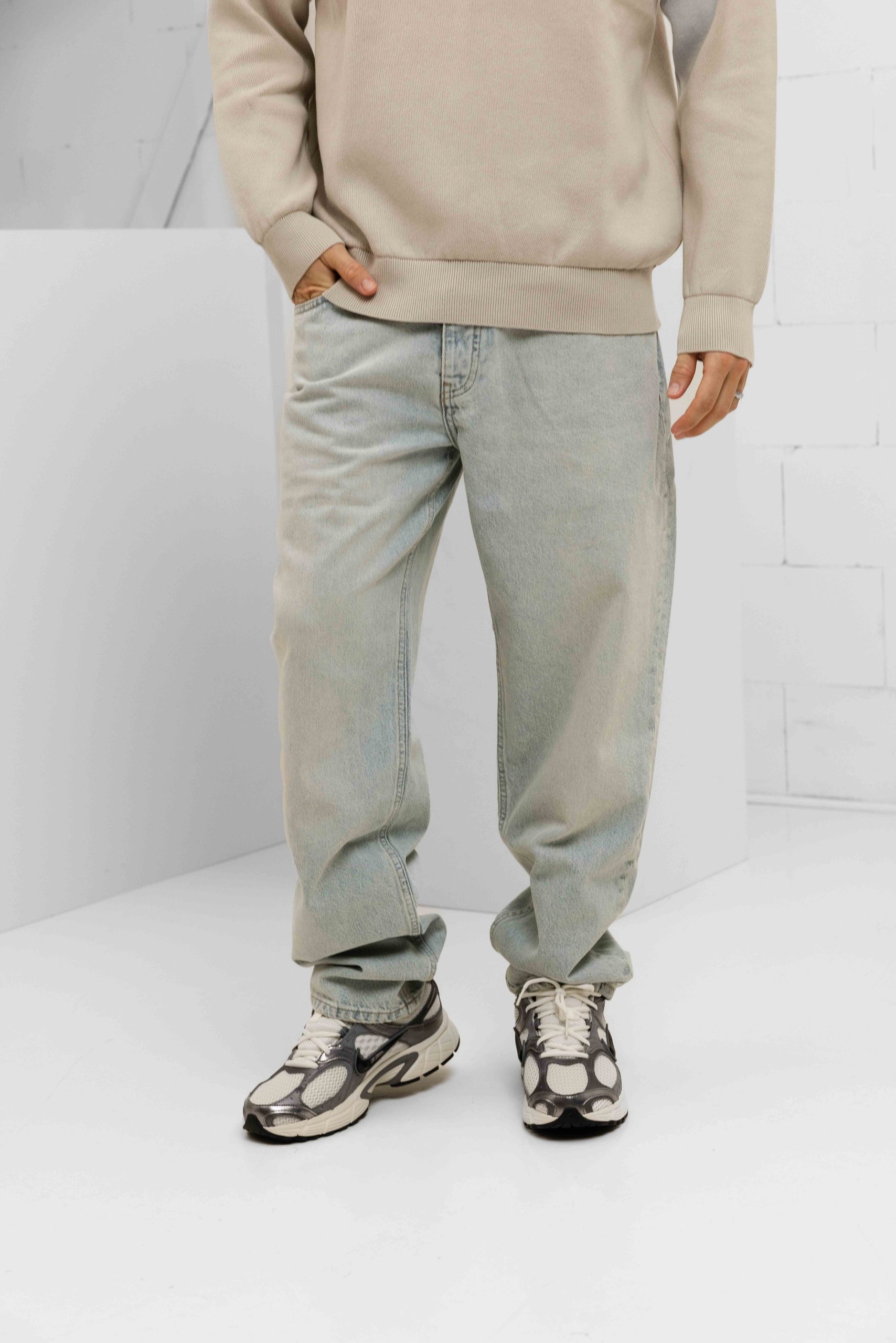 Pure Path The Aiden Jeans W1673 Heren Lichtblauw