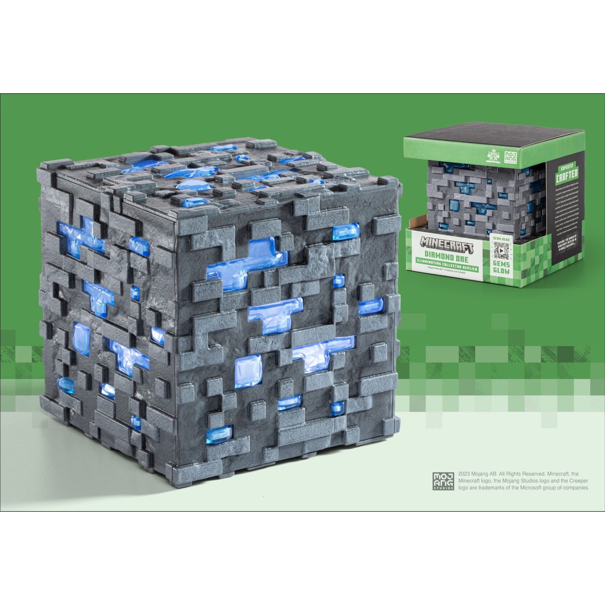 Minecraft Diamond Ore dekorativt lys