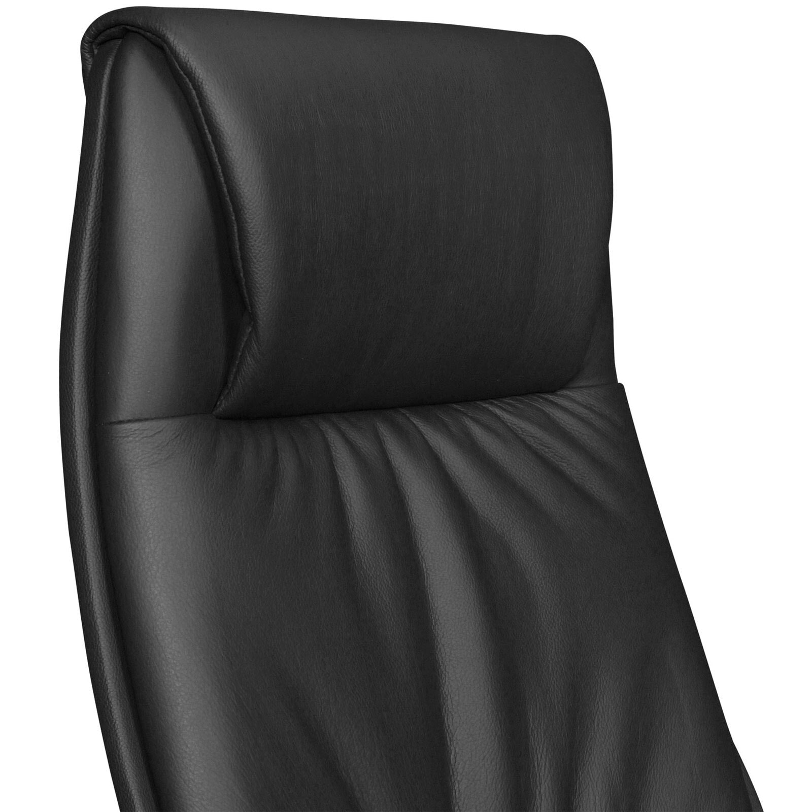 Chefsessel Halden Leder schwarz