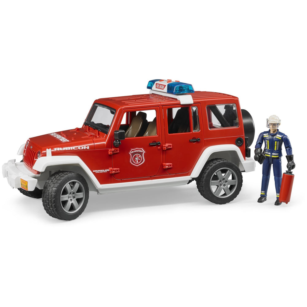Køb Bruder Jeep Wrangler Unlimited Rubicon Fire Department