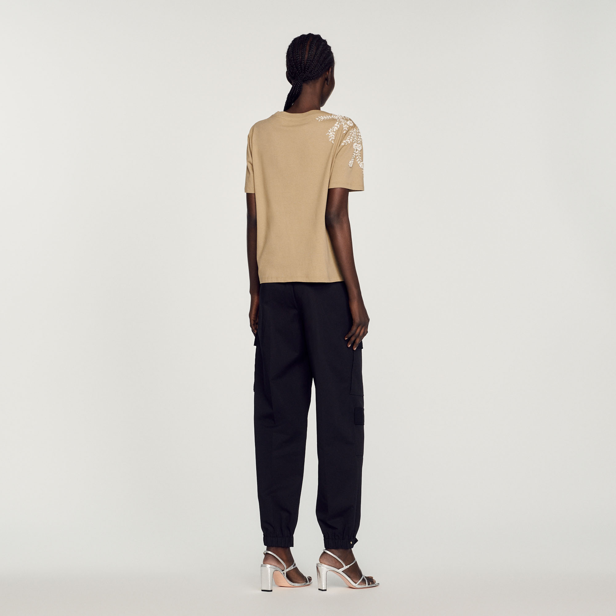 T-shirt orne de strass