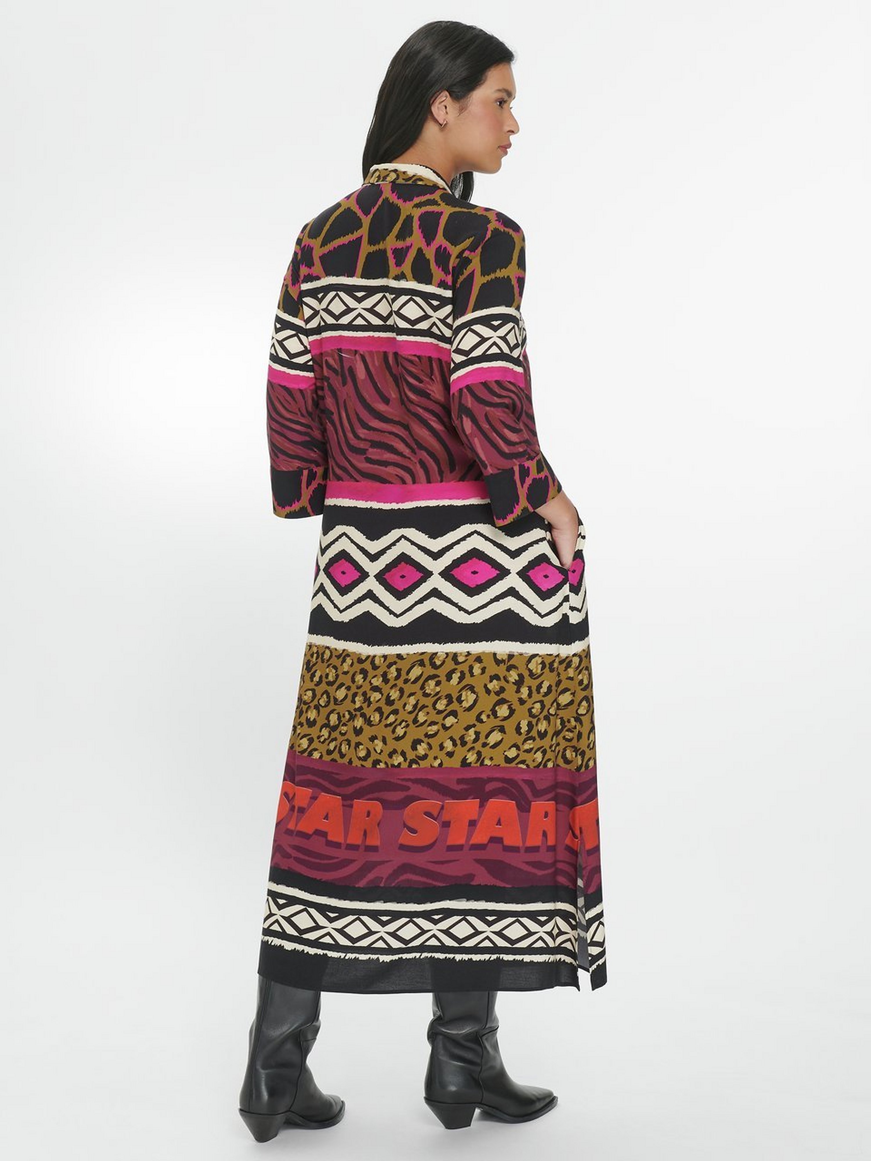 Kleid mit 3/4-Arm