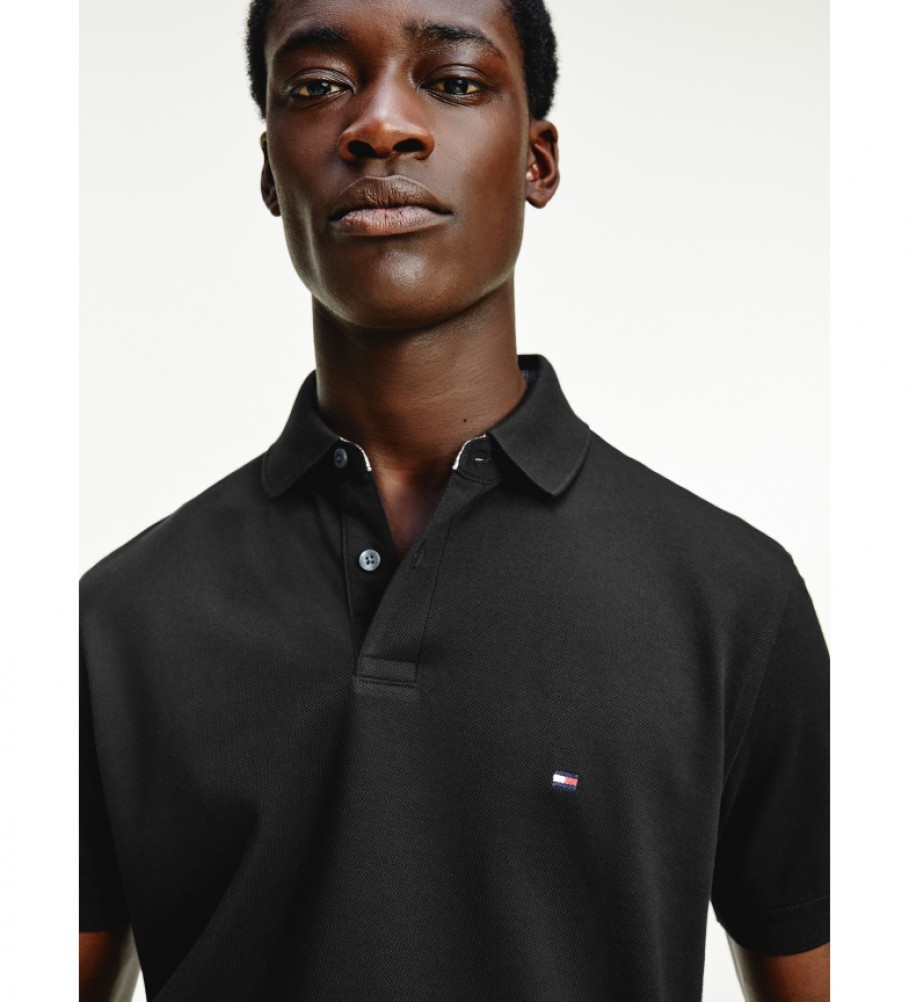 Camisa polo Tommy Hilfiger 1985 Regular preta