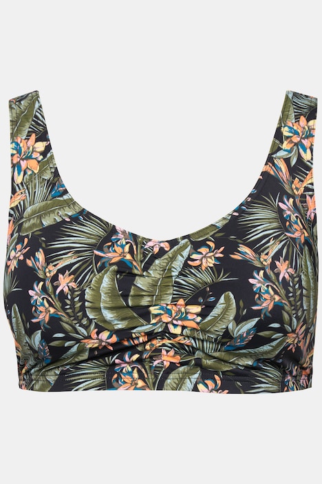 Bikini-Top, Softcups, Tropical-Print