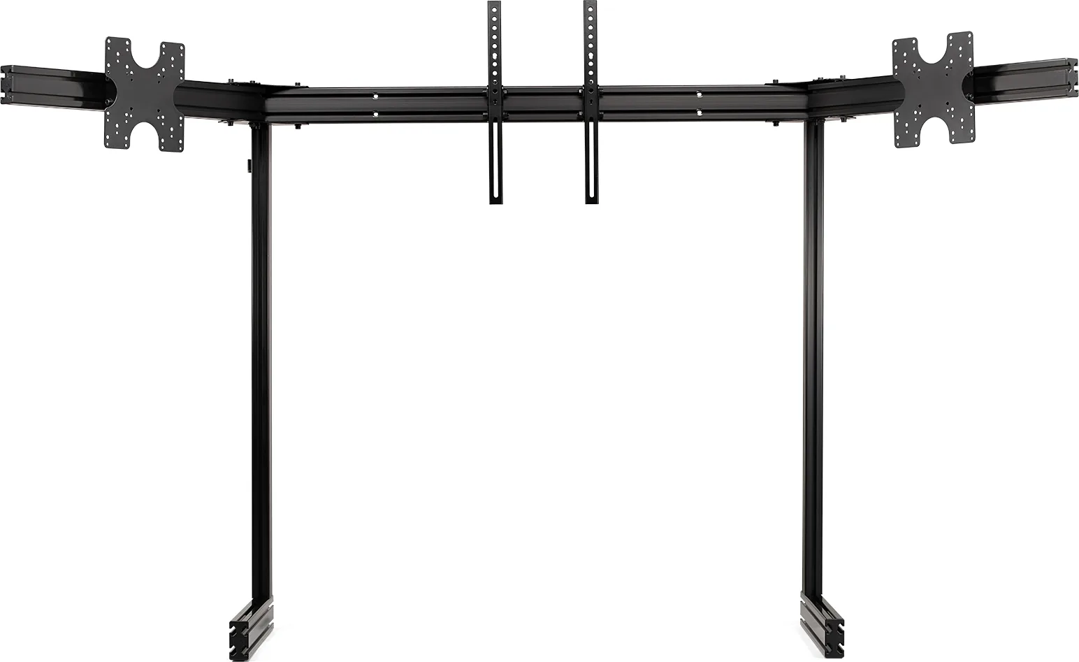 Next Level Racing Elite Free Standing Triple Monitor Stand Black Edition Supports TV