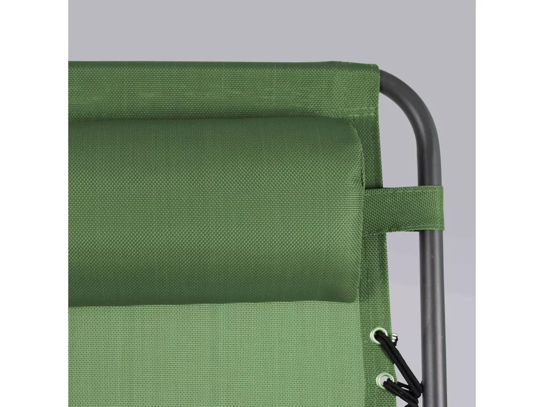 Fauteuil de jardin pliant relax vert