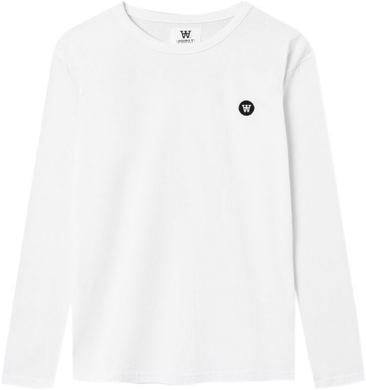 Wood Wood Mel longsleeve GOTS White