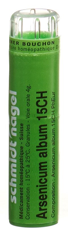 SCHMIDT-NAGEL Arsenicum album 15 CH<br>4 g, Granulat