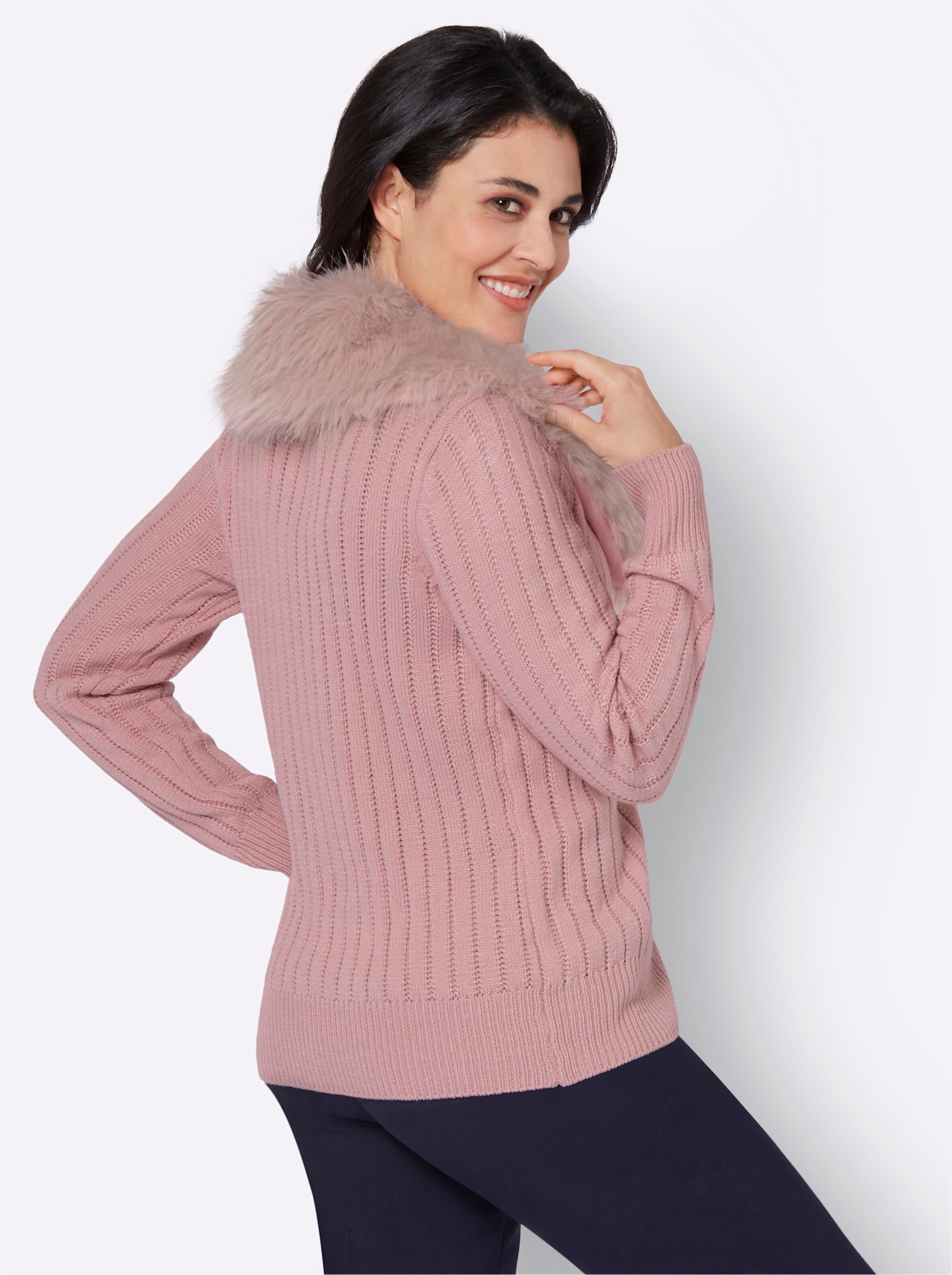 Cardigan in hortensie