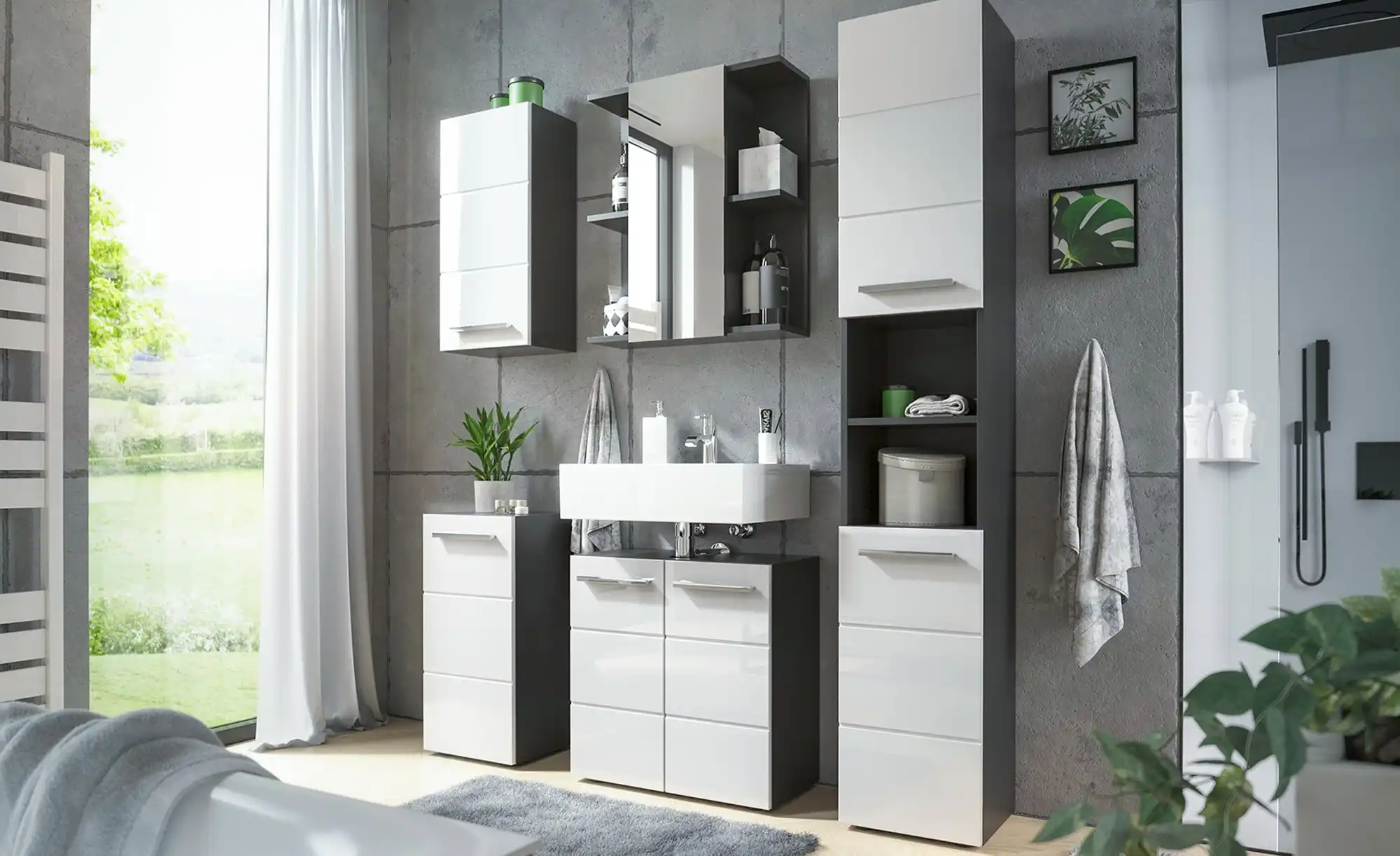 uno Waschbeckenunterschrank Glammsee