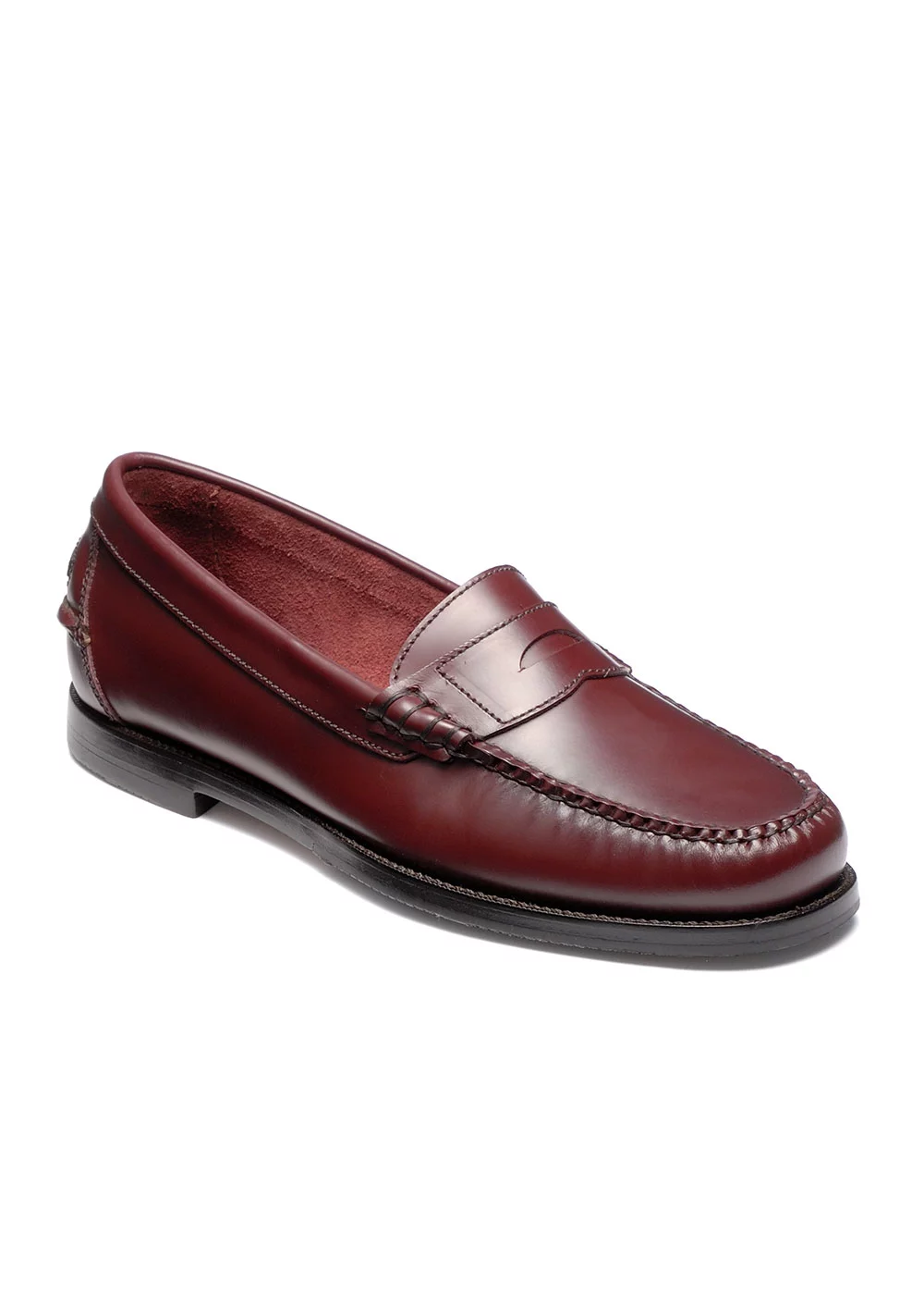 MOCASSIN W BEEFROLL CUIR BORDEAUX