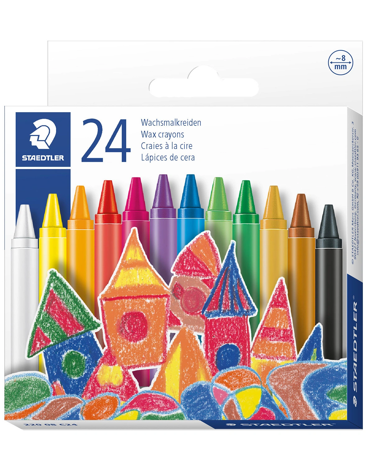 Wachsmalkreide NORIS 24er Set