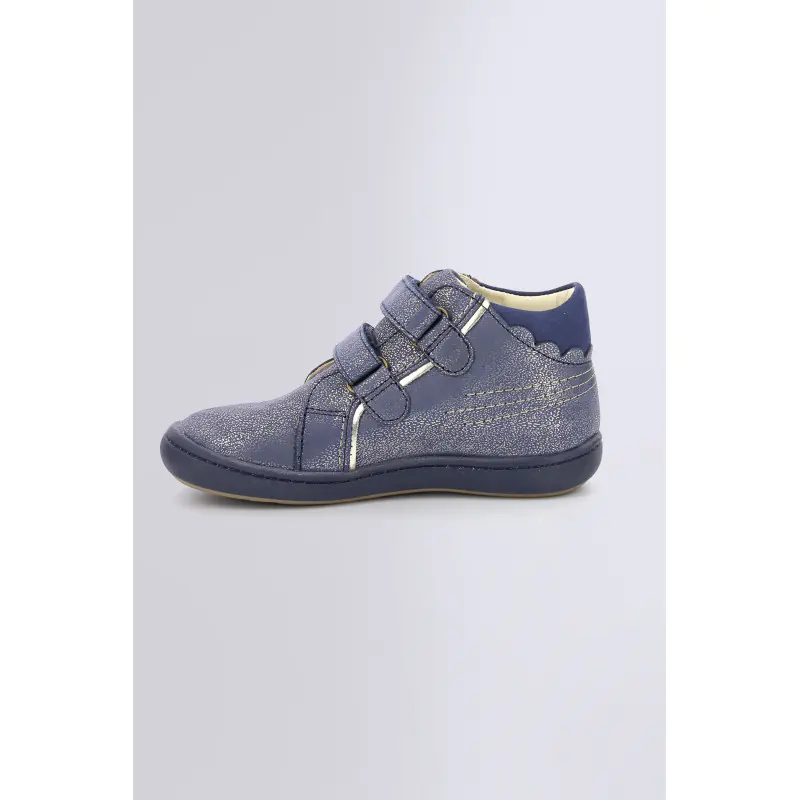 KICKMARY MARINE METALLISE BOTTINES Cuir Fille