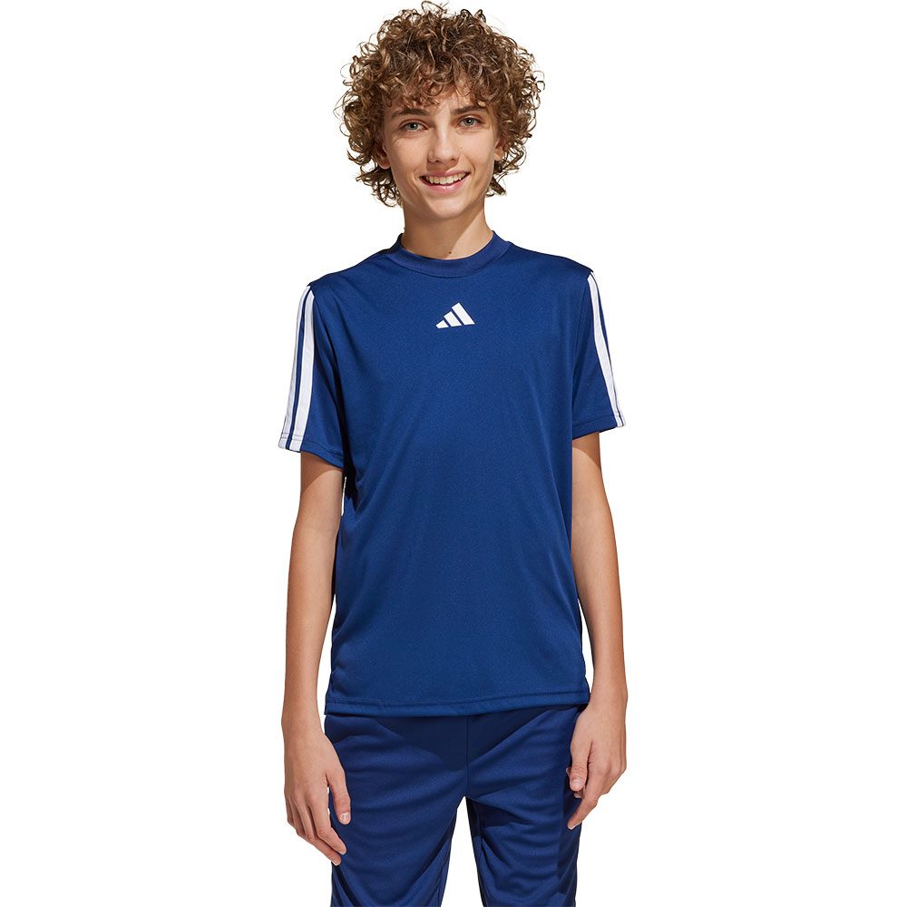 adidas Train Essentials 3-Streifen T-Shirt Kinder dark blue