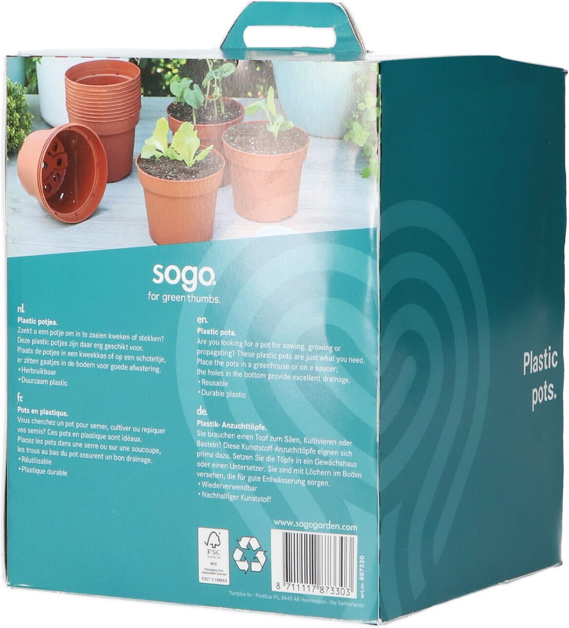 SOGO kweekpot D 13 cm 12 stuks