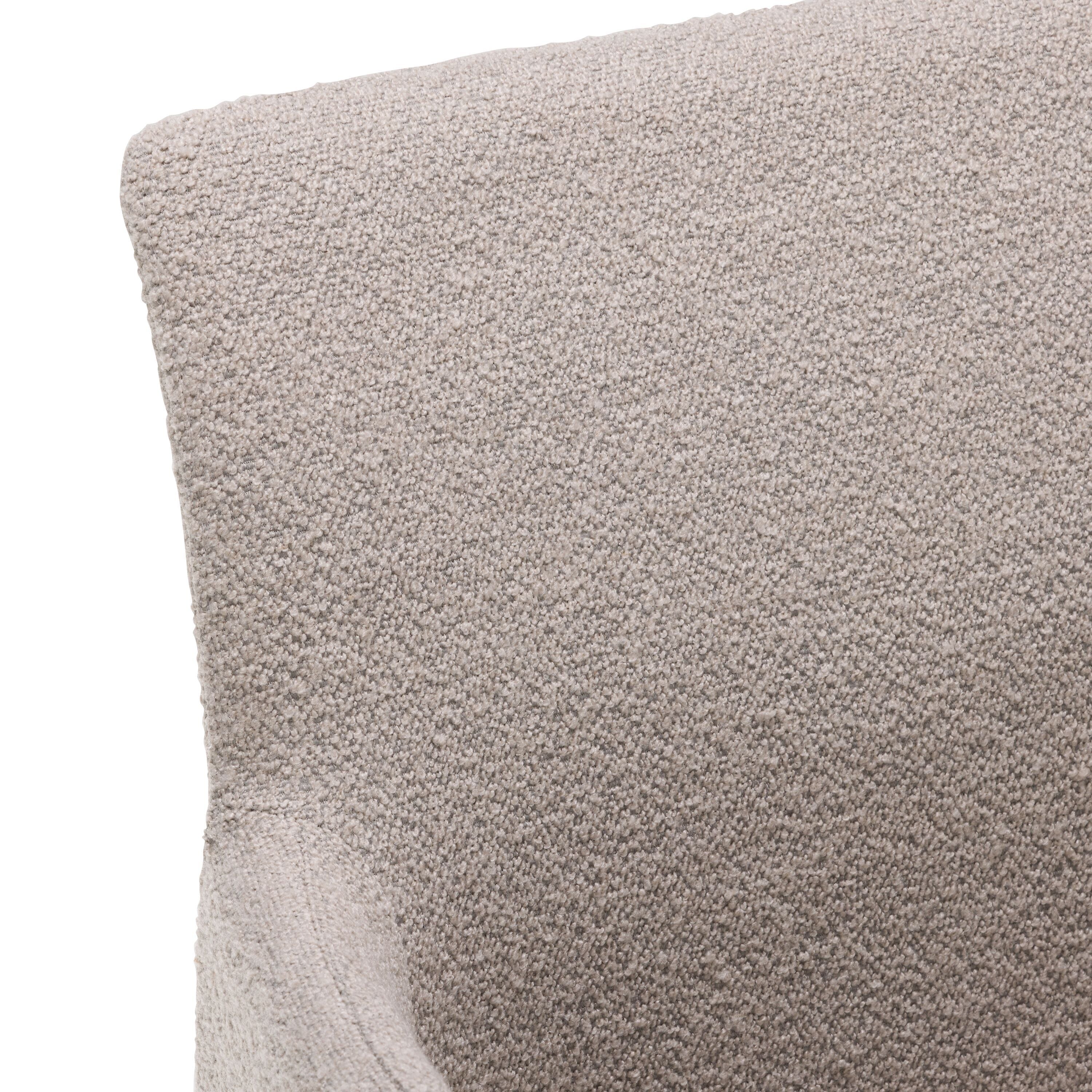 SIENA m.AL. Alpin Clay/4-Fuss Nussbau - Hellgrau / B: 51.0 cm x T: 44.0 cm x H: 86.0 cm