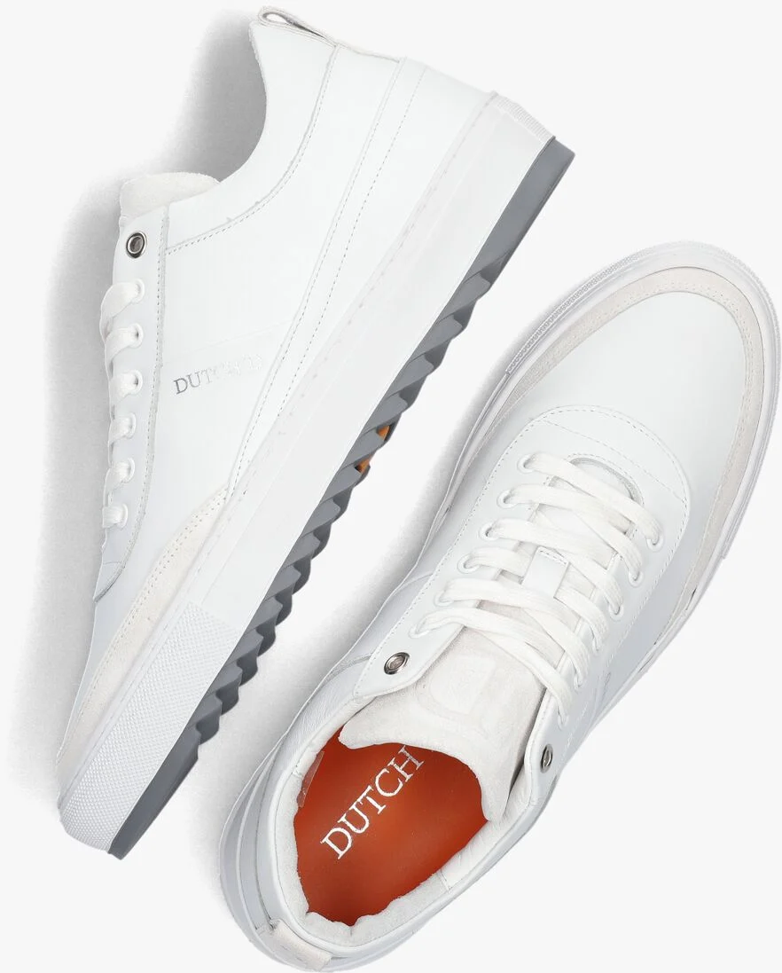 DUTCH\\'D witte dutch'd lage sneakers myth heren