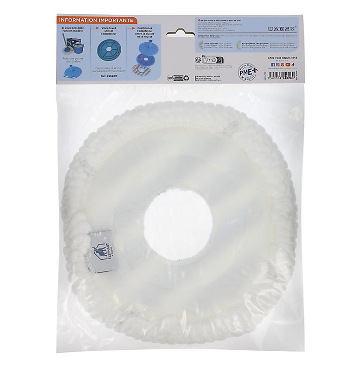 Housse de lavagemicrofibre Smarteo Elephant