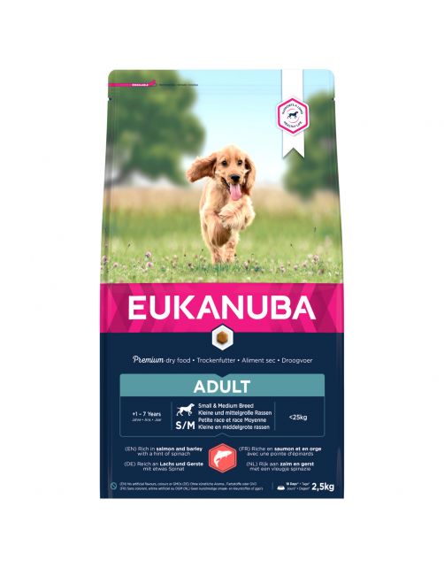 Eukanuba Adult Small & Medium Breed Zalm - Hondenvoer