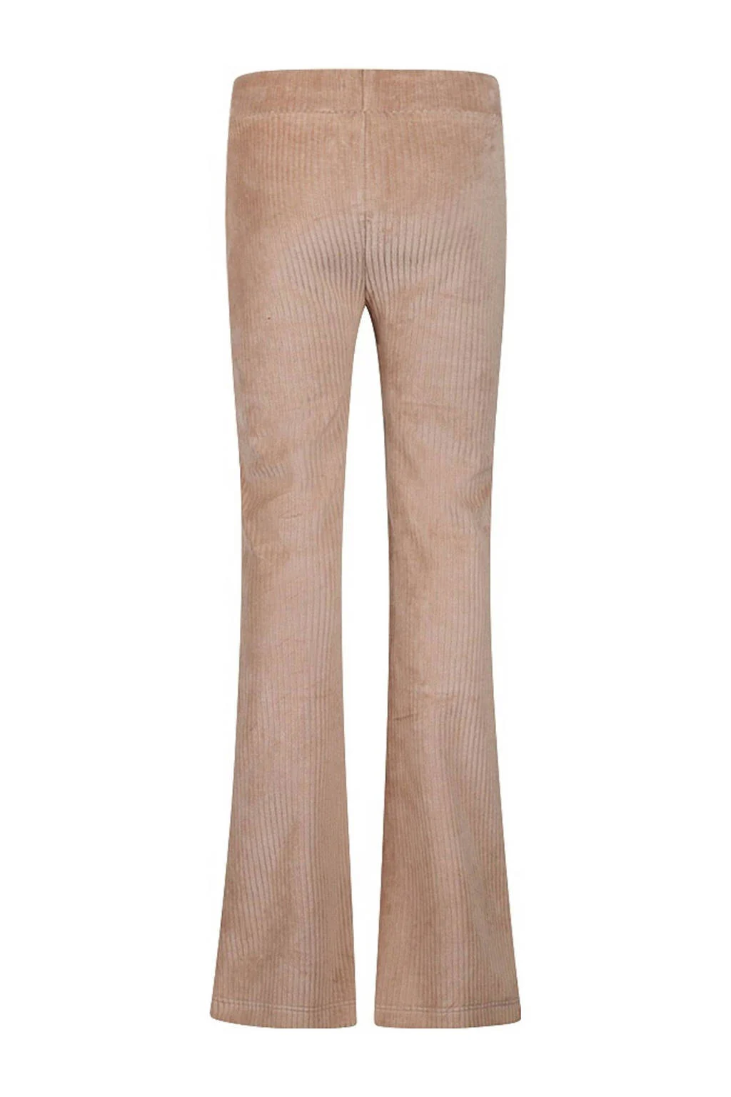 No Way Monday corduroy flared flared broek beige