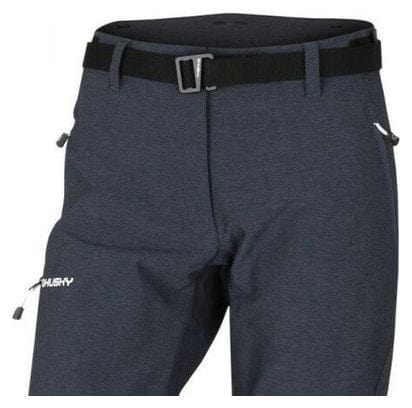 Husky outdoor pants Klass L W22-pantalon de randonnée softshell avec stretch-Gris