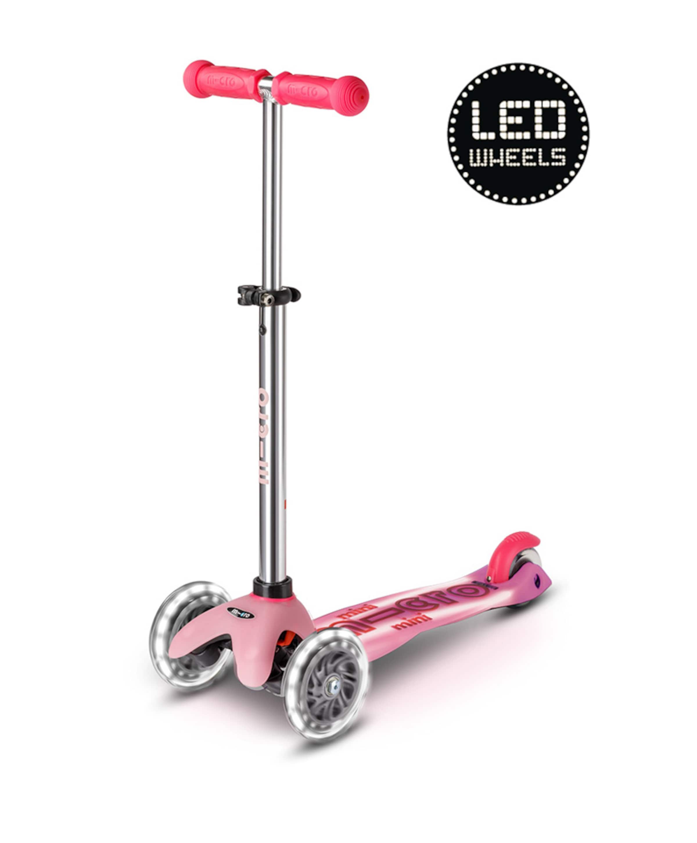 Micro step Step led weels  roze