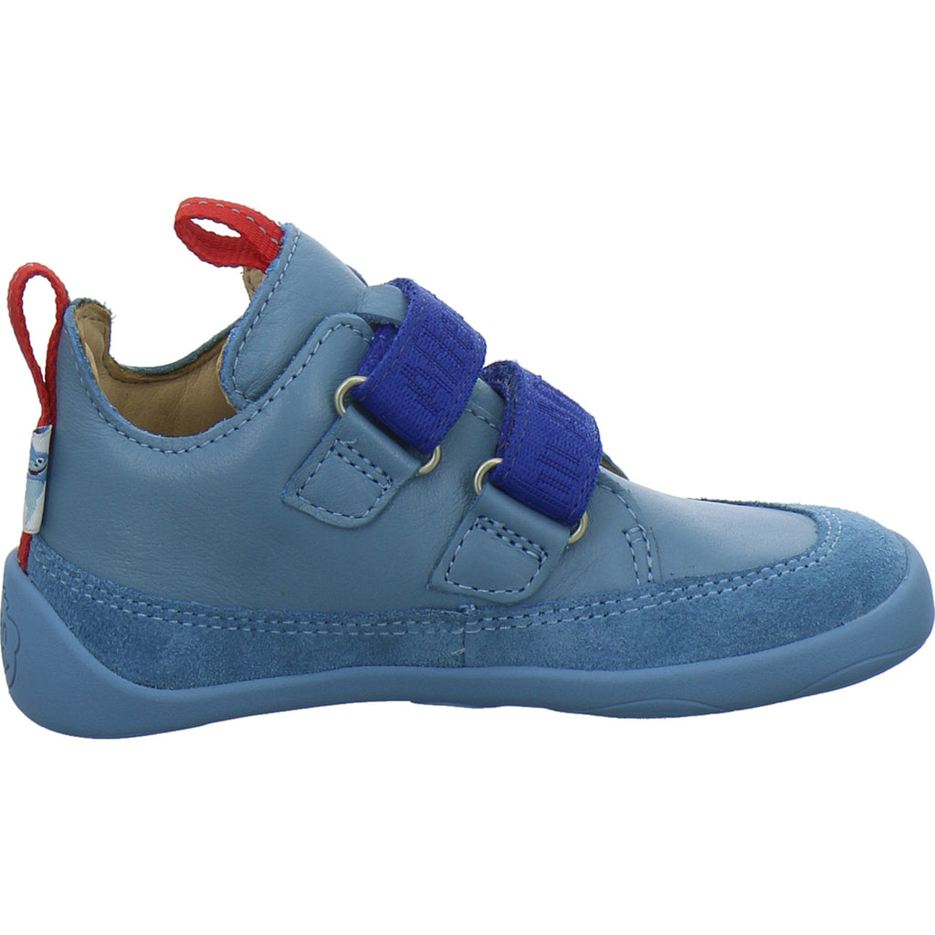Affenzahn Halbschuhe Jungen Leder Buddy Denim