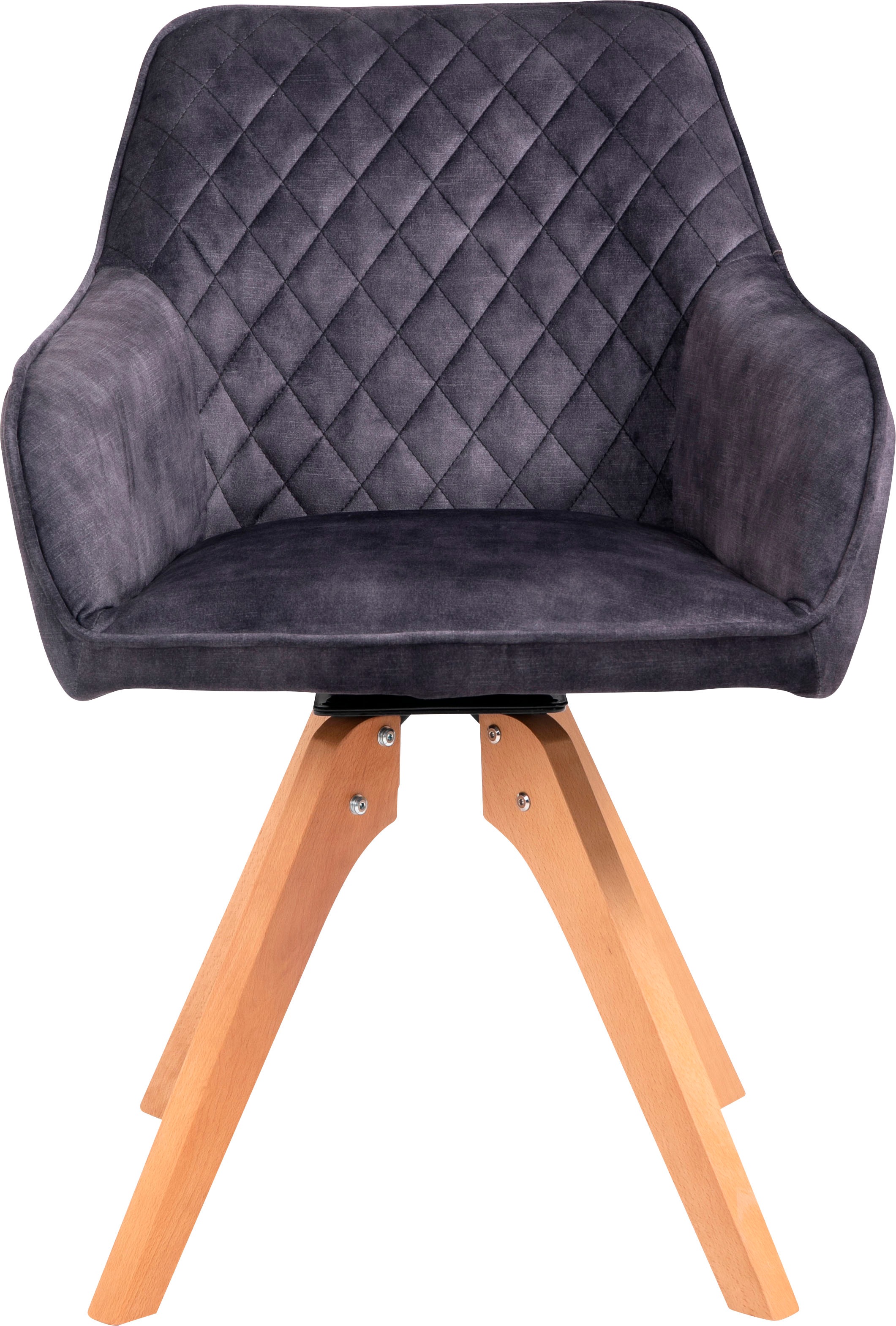 SalesFever Armlehnstuhl »Växjö - Esszimmerstuhl Komfort und Stil« () 1 Stk.Sitzkomfort neu definiert: 180° Drehplatte inklusive!