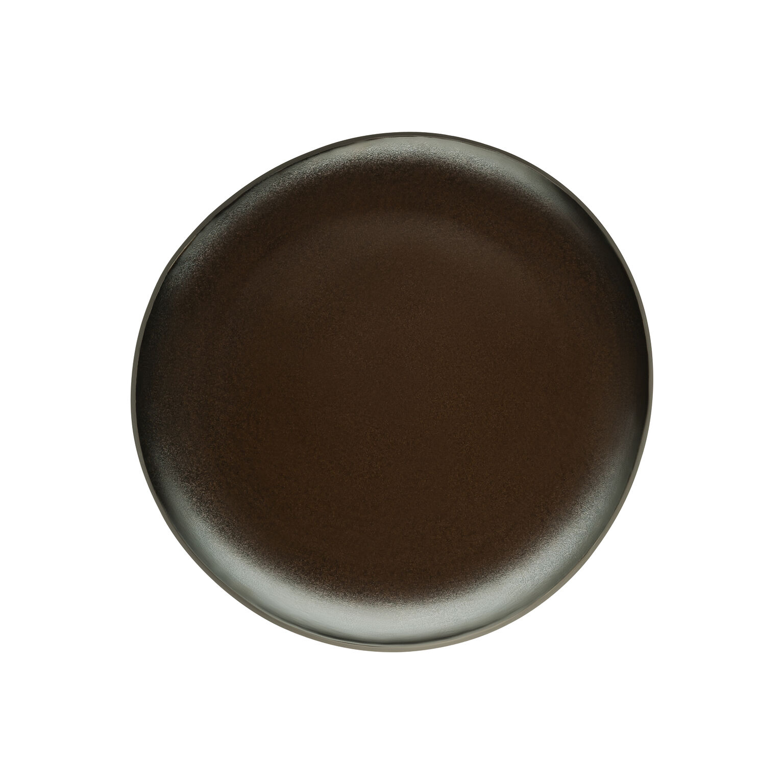 Junto Slate Grey Teller 25 cm flach