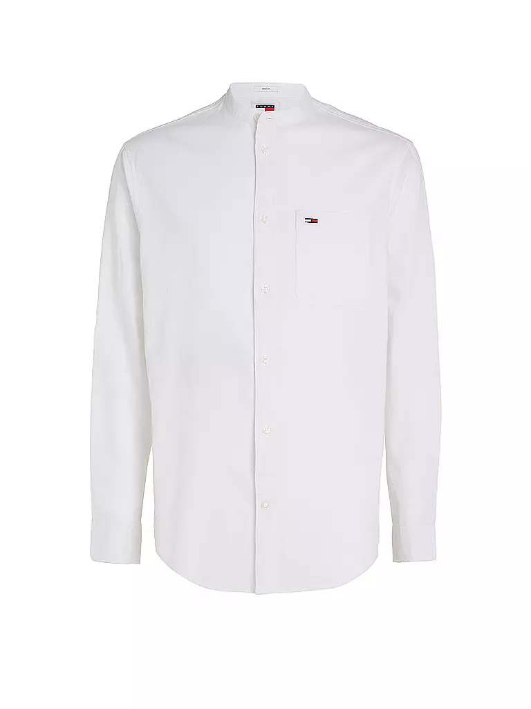 TOMMY JEANS Hemd Regular Fit  weiss