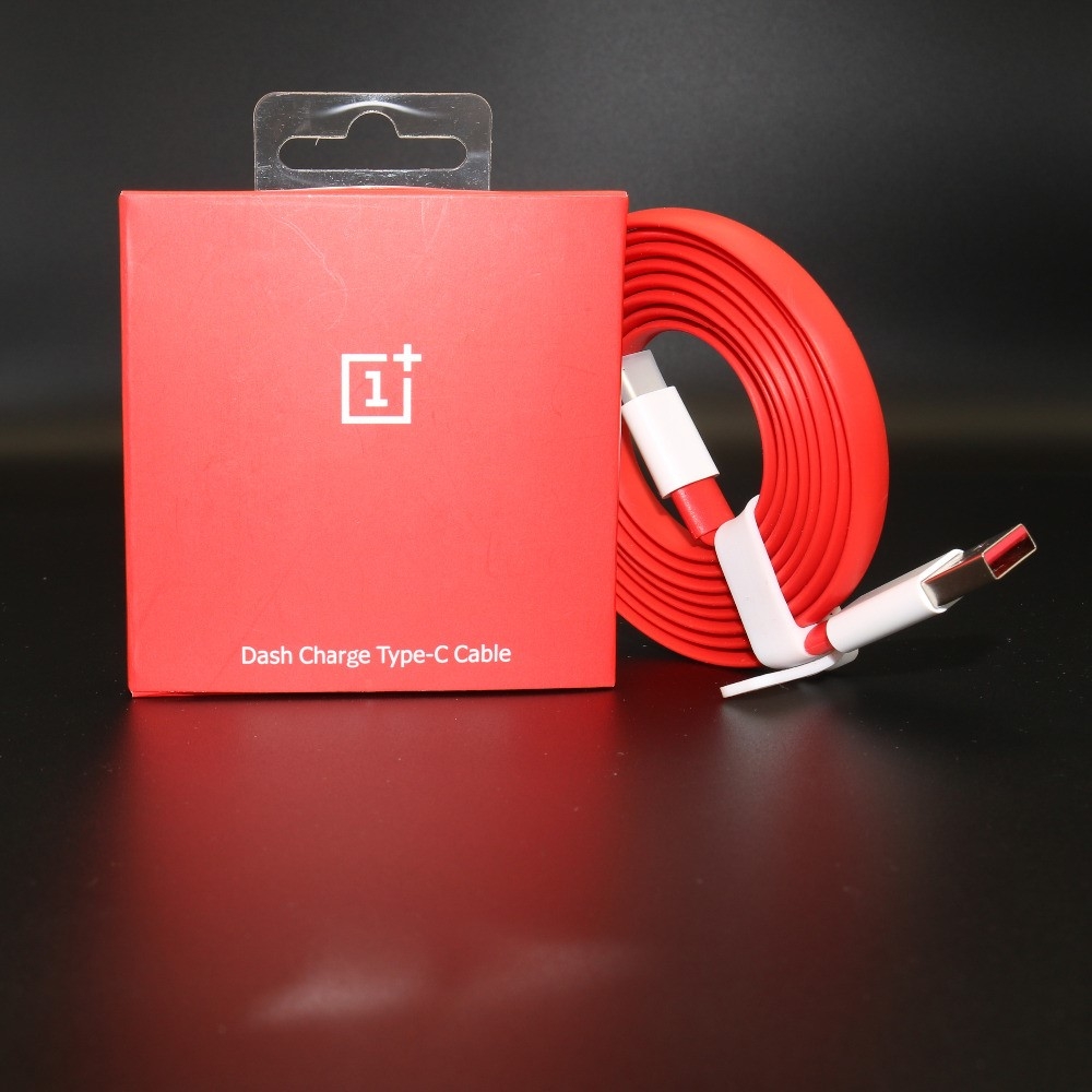 USB C auf USB 3.1 Flachband Ladekabel Datenkabel Dash Charge 4A (1.5m) - Rot