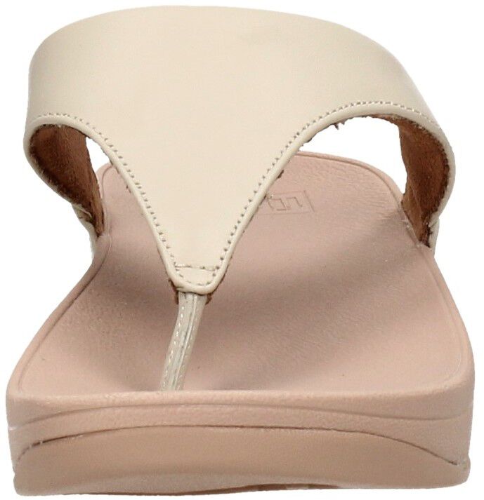 Fitflop Lulu Leather Toepost gebroken wit