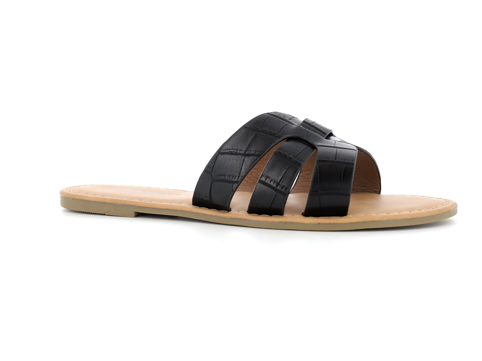F brand-B829390 Synthétique Noir