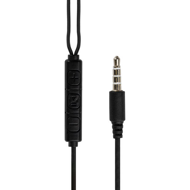 Soundlogic in-ear oordopjes met AUX-aansluiting - zwart
