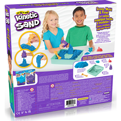 Spin Master Kinetic Sand sandkassesæt – flere varianter – assorteret