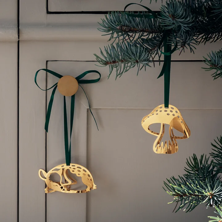 Georg Jensen - Holiday Ornament 2022 Cone, gold