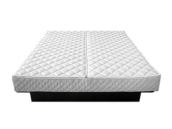 Waterbed Bouclé ZEN 180 x 200 cm Donker essenhout