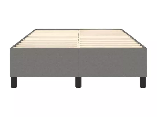 Sommier à lattes de lit Gris foncé 120x200 cm Tissu