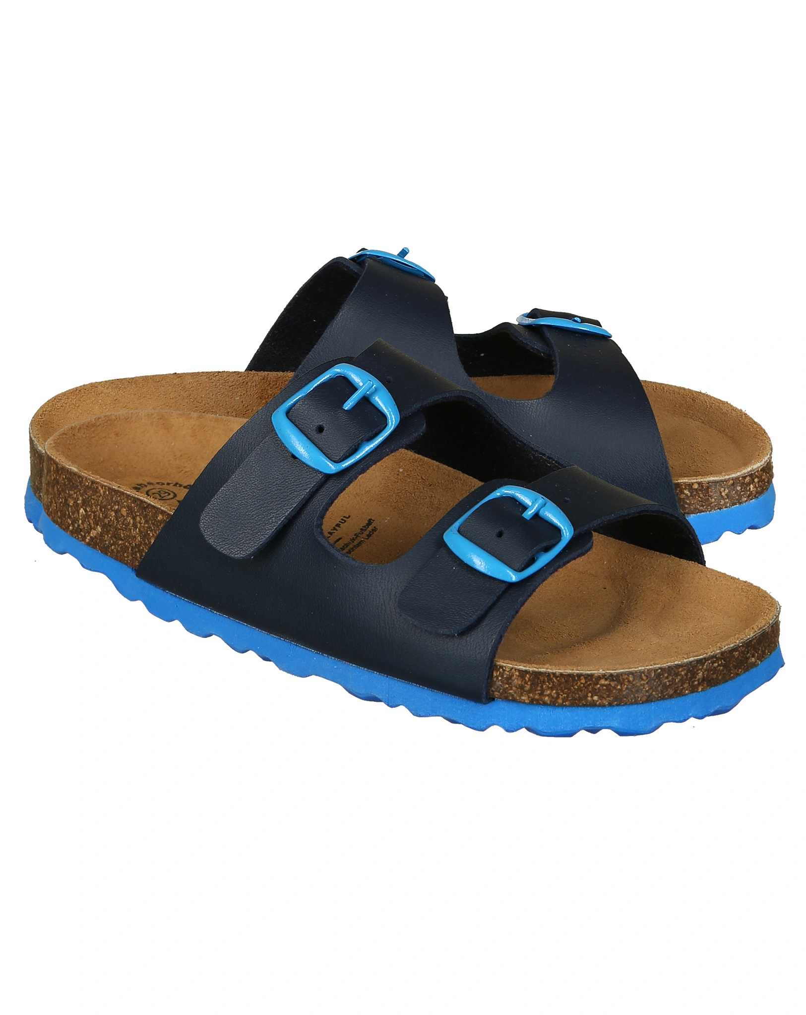 Pantoletten BIOLKids in marine/blau