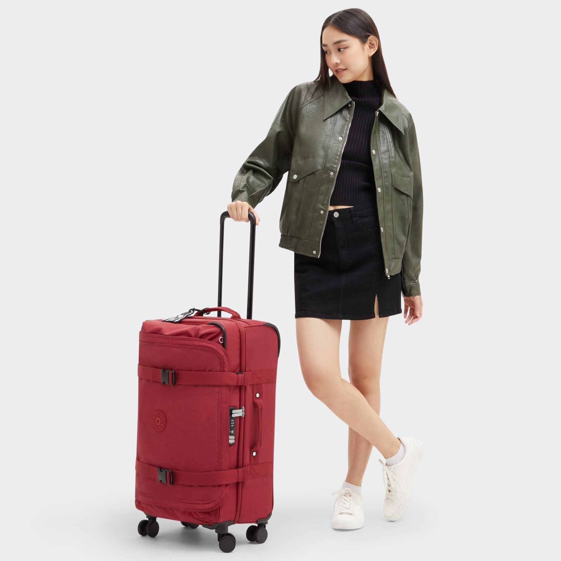 SPONTANEOUS M Valise de taille moyenne à 4 roues - Funky Red