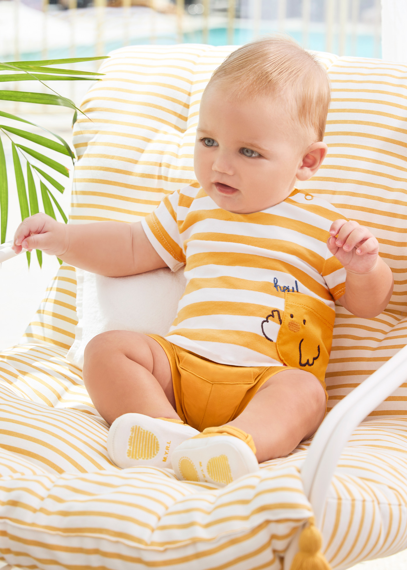 Conjunto de 4 peças Better Cotton para recém-nascidos Kale