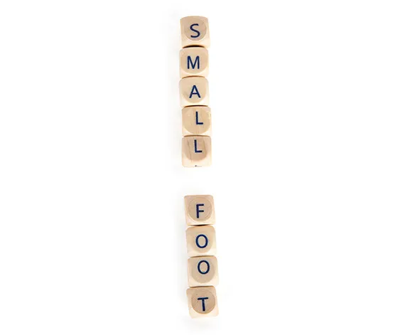 small foot Wörter legen »Educate«