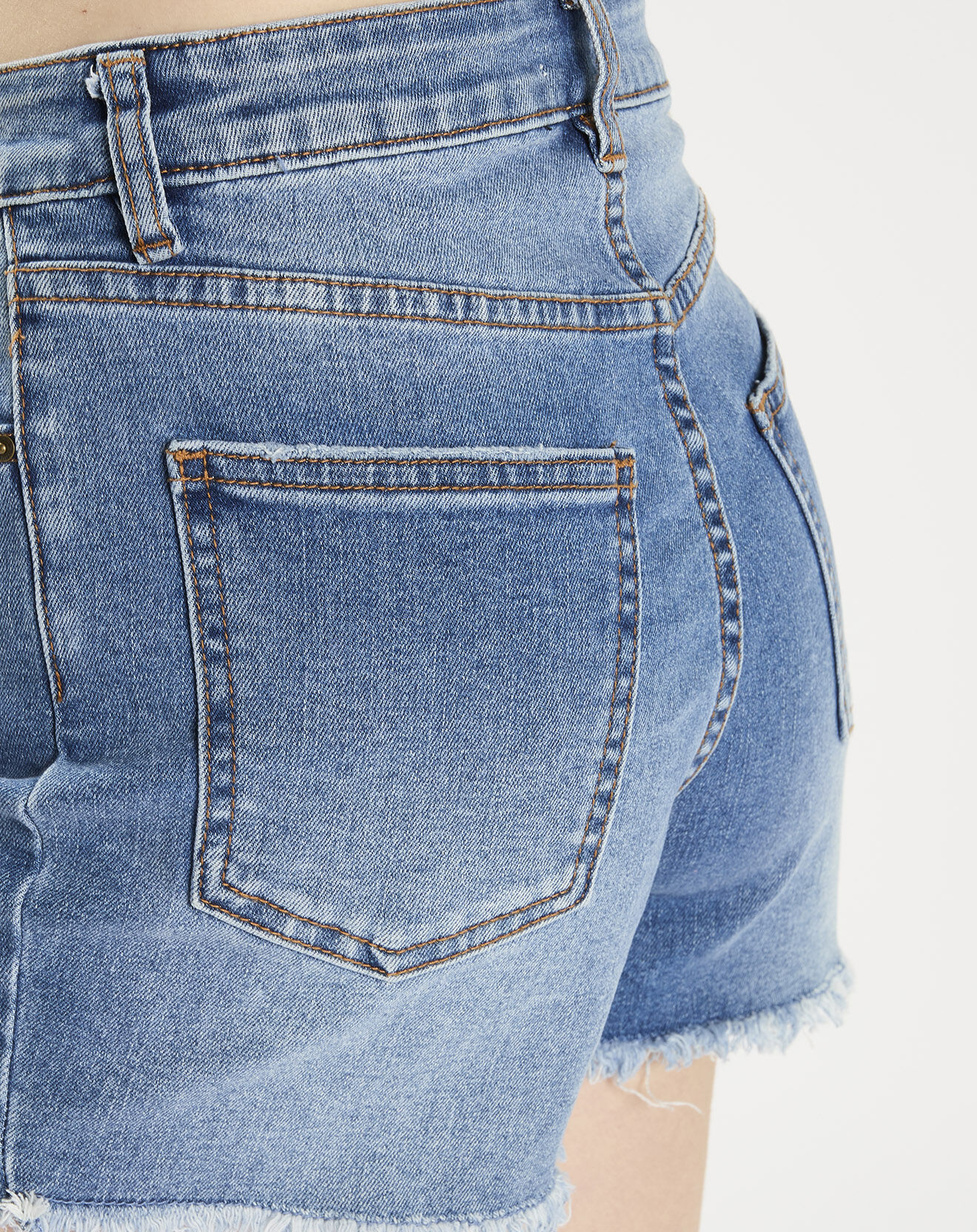 Billabong Short en jean So Cheeky bleu