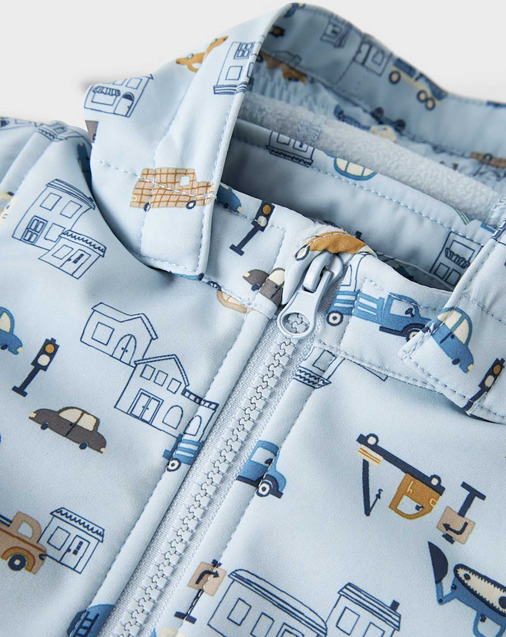Softshelloverall NBMALFA08 SMALL CITY  in celestial blue