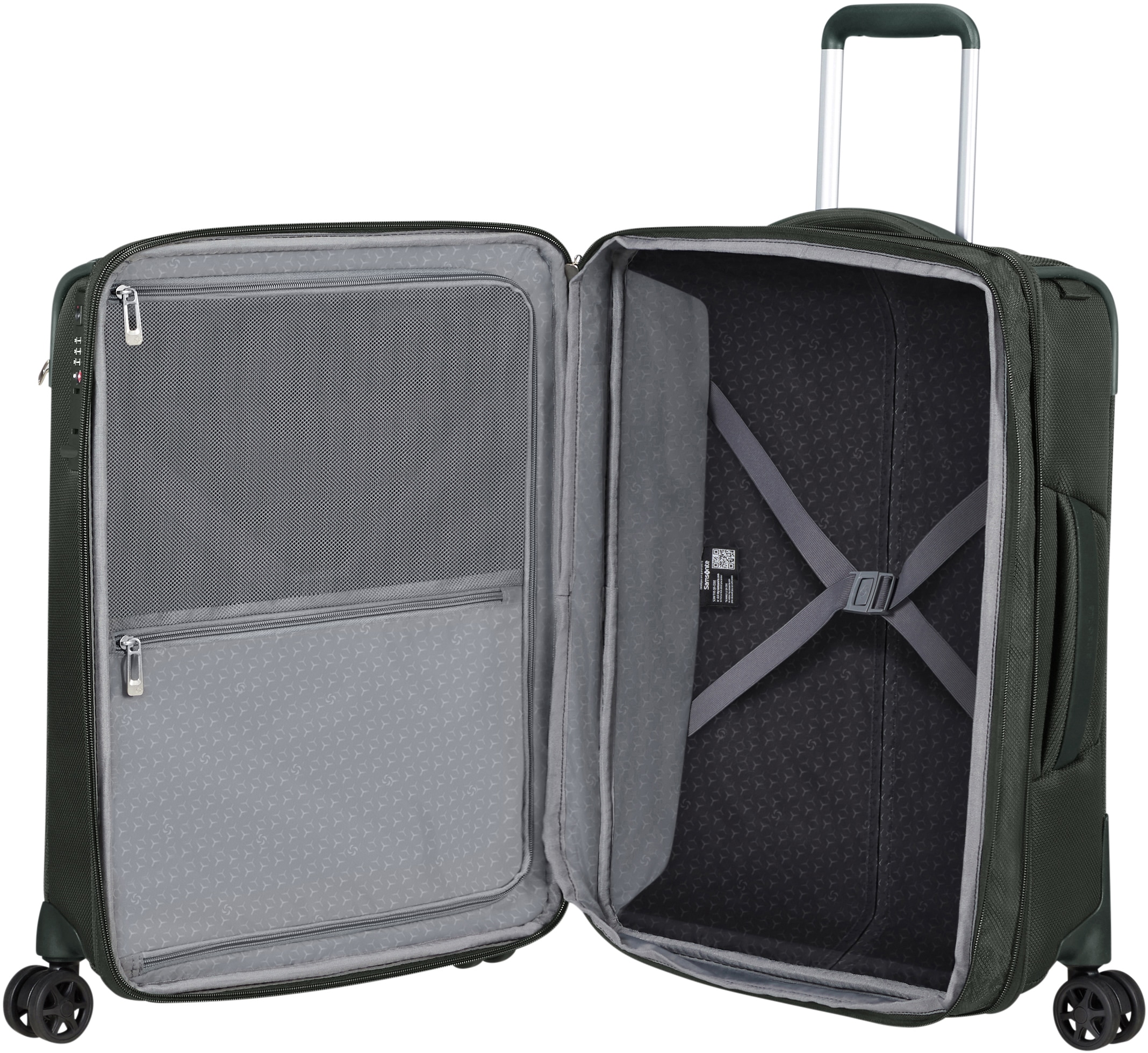 Samsonite Weichgepäck-Trolley »RESPARK exp, verschiedene Grössen und Farben« 43 l 4 Rollen Reisekoffer Aufgabegepäck Reisegepäck mit Volumenerweiterung