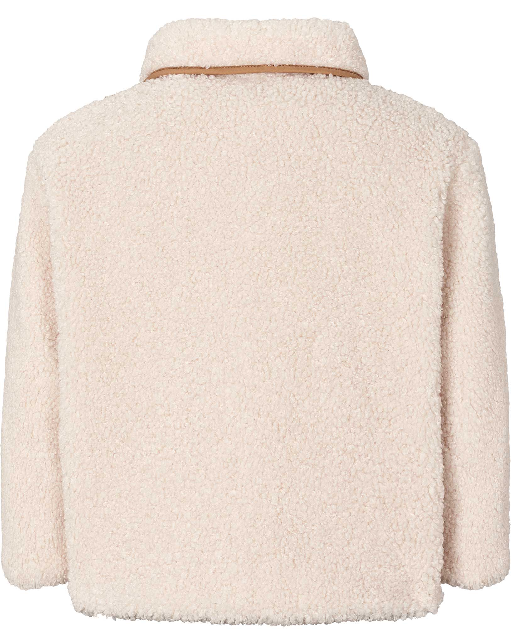 Teddy-Fleece Jacke OLDA in cumin block